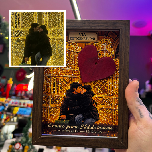 Quadretti 'cartoon' con caricatura personalizzata 10*13