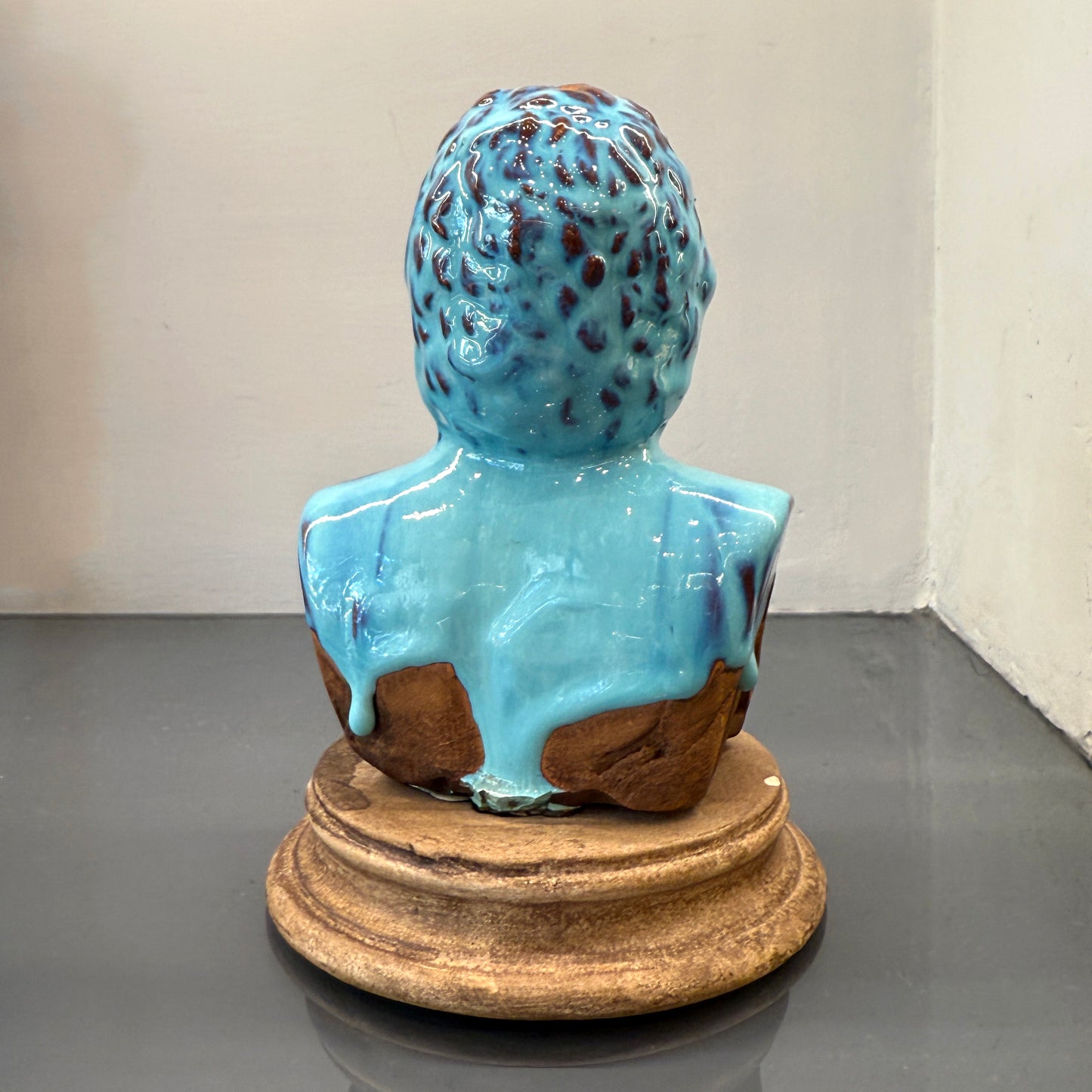 Busto di Maradona in ceramica 14cm