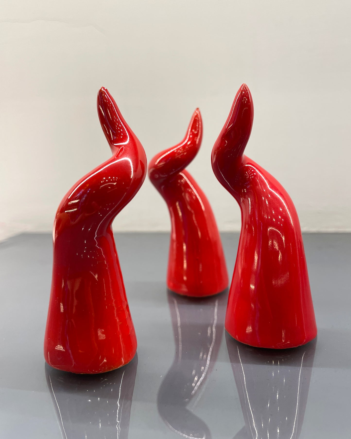 Corno da appoggio in ceramica 7cm