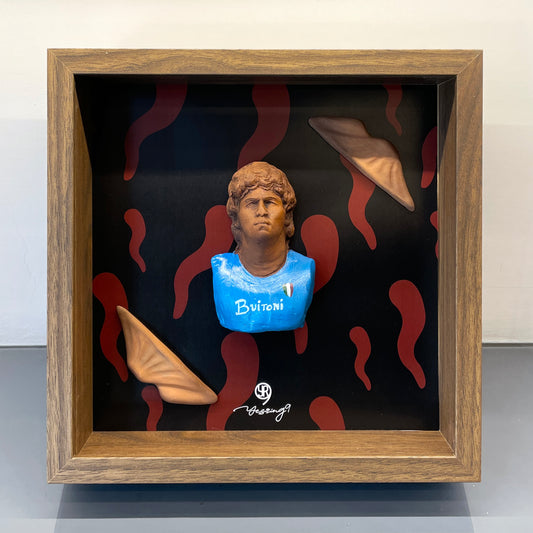 Quadro Maradona 25*25