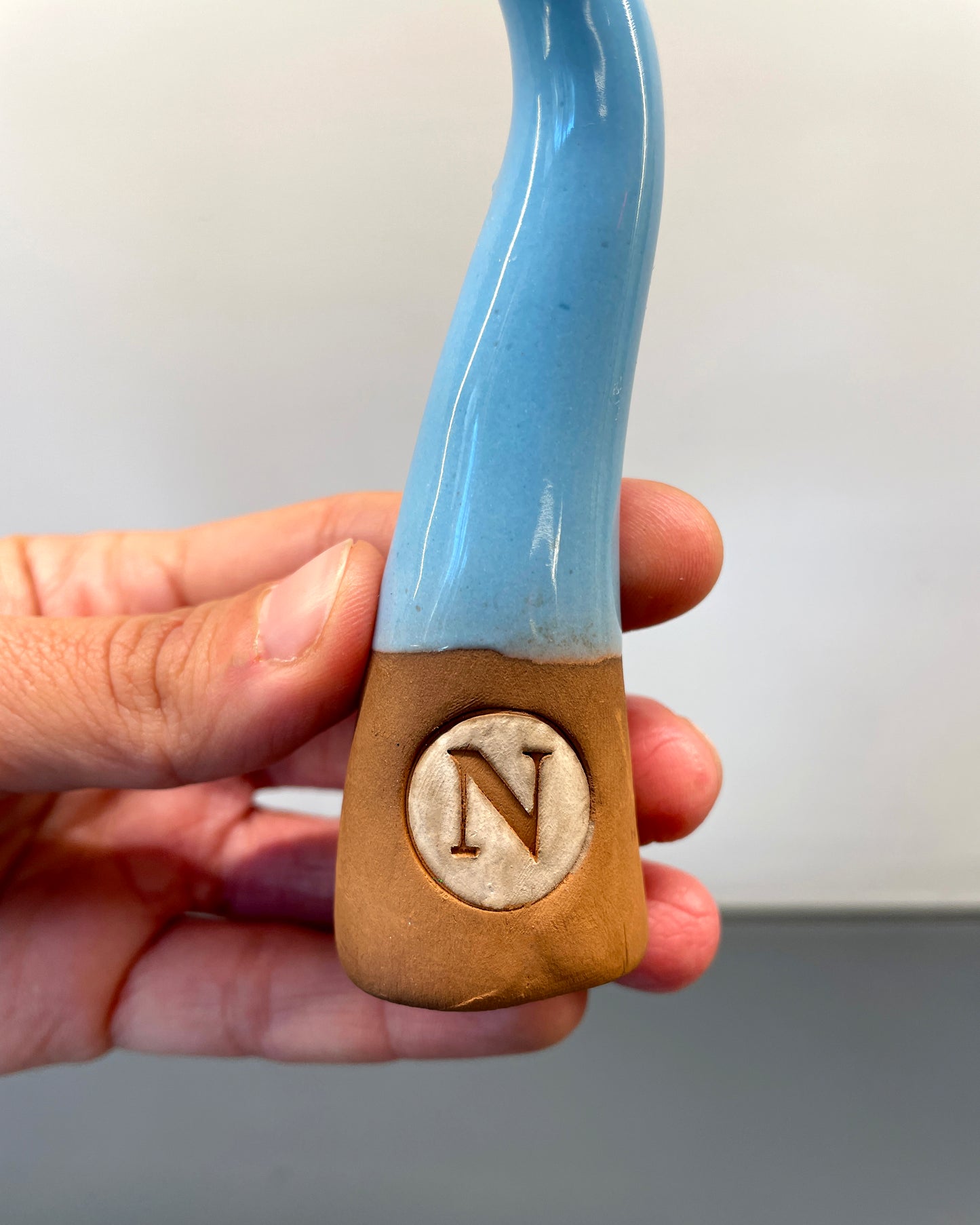 Corno Napoli calcio in ceramica