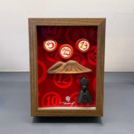 Quadretto 'Tombola napoletana' 13*18