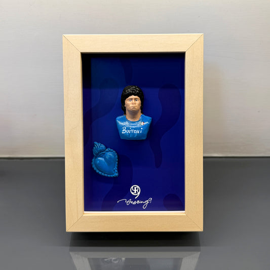 Quadro 'Maradona sacro' 13*18