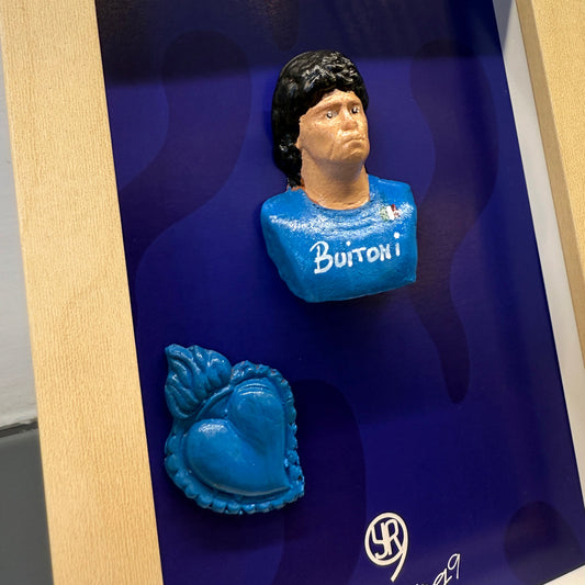 Quadro 'Maradona sacro' 13*18