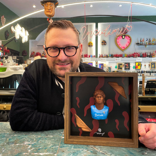 Quadro Maradona 25*25