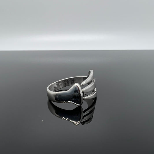 anello forchetta argento