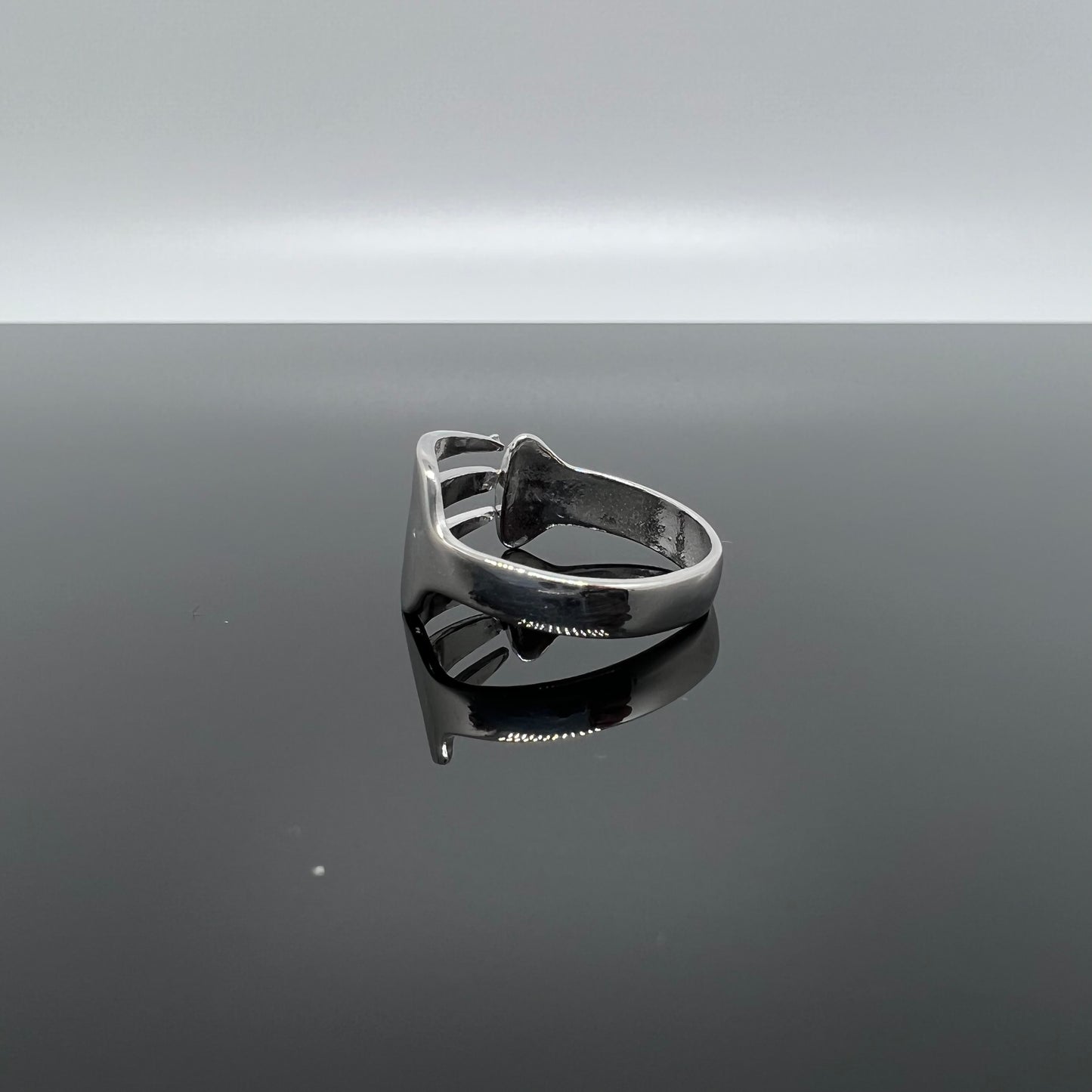anello forchetta argento