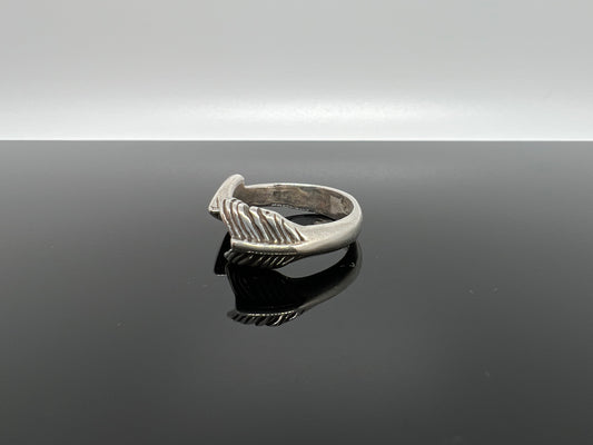 anello freccia argento