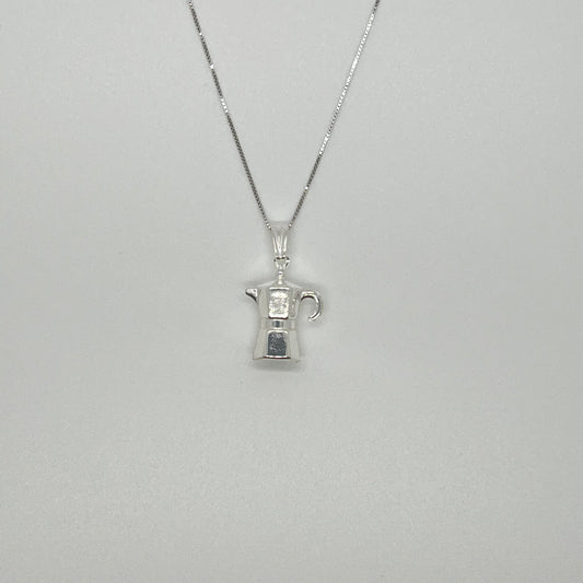 ciondolo moka argento