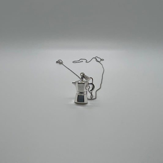 ciondolo moka argento