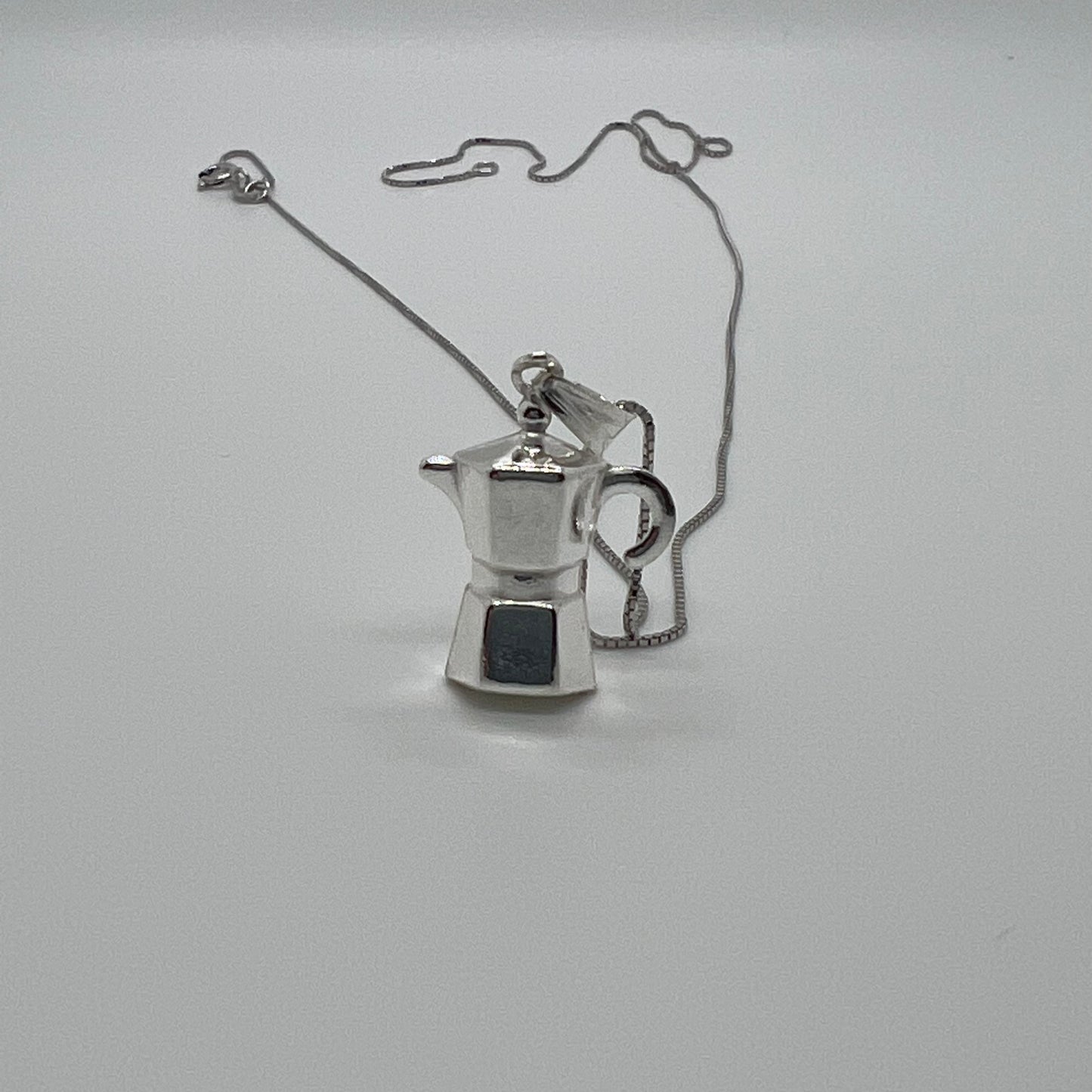 ciondolo moka argento