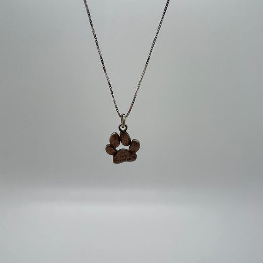 ciondolo zampa cane brunito