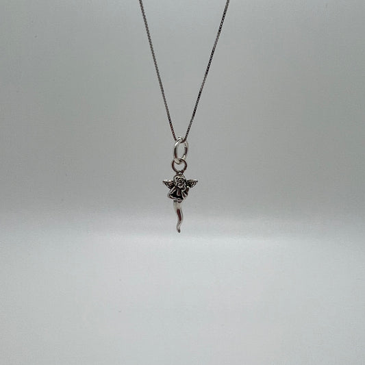 ciondolo angioletto argento