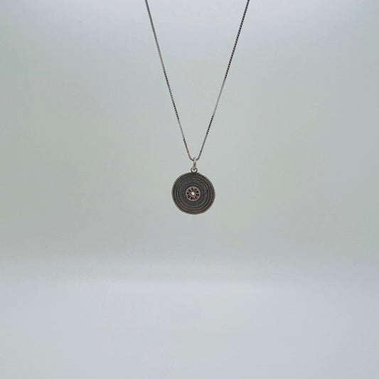 ciondolo disco vinile