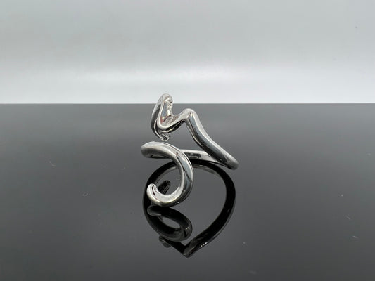 Anello Vesuvio stilizzato argento