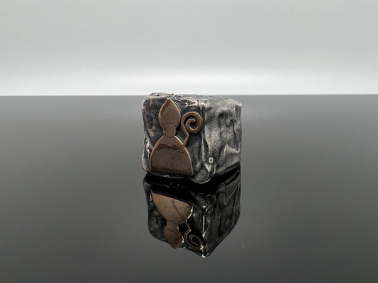 anello quadrato San Gennaro big