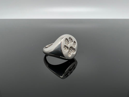 anello zampa cane puntinata