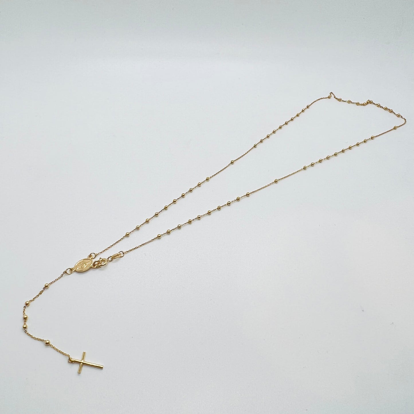 Collana argento Rosario fine 2mm