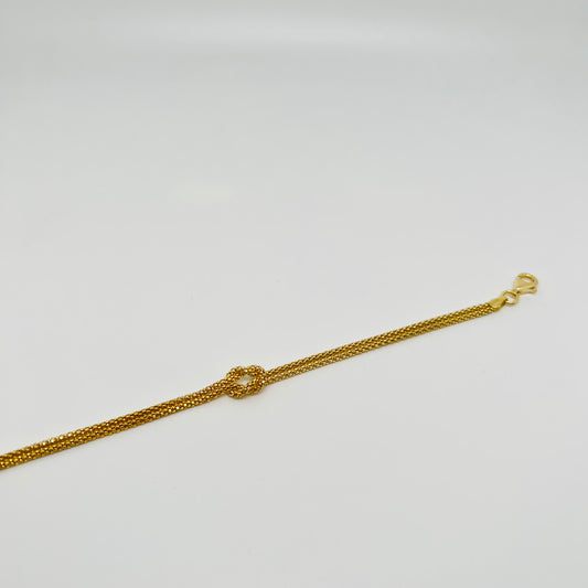 Bracciale argento Fusion oro