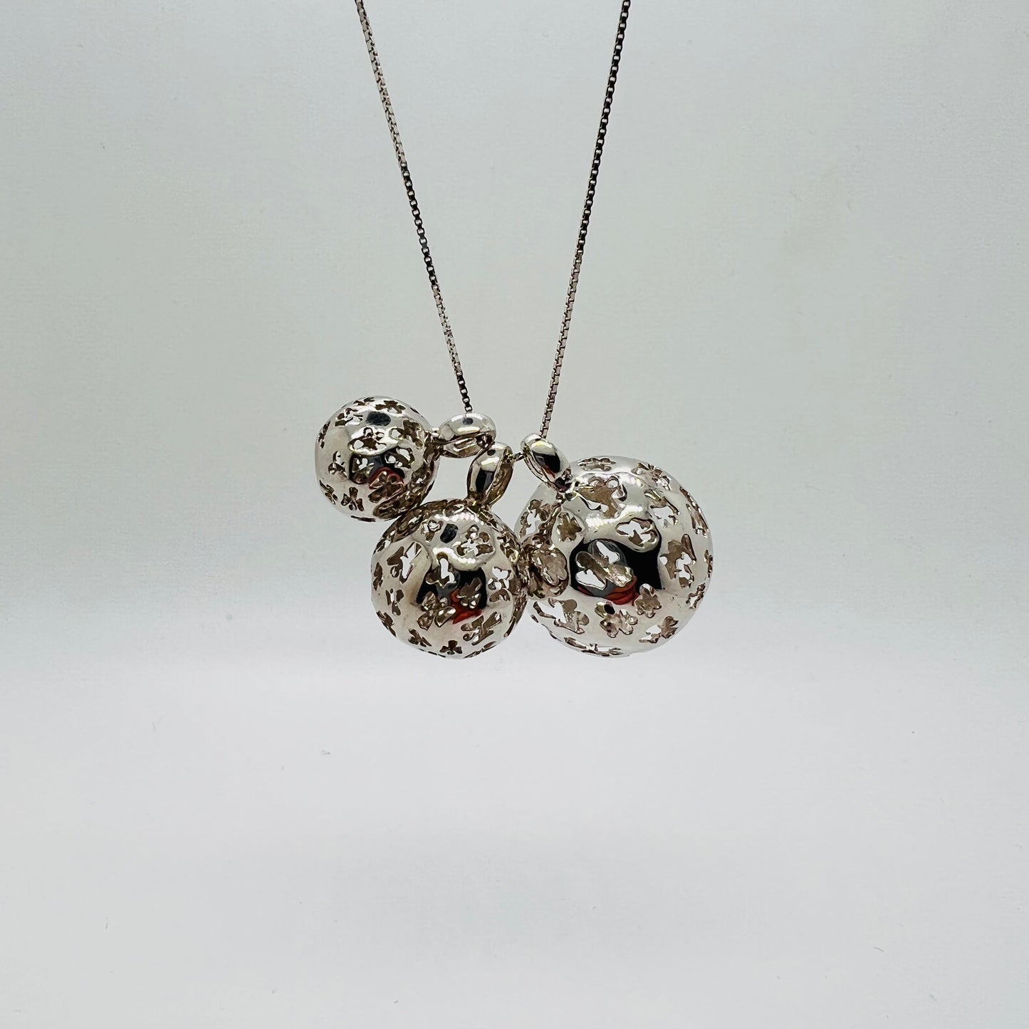 Collana argento Chiama angeli campanella