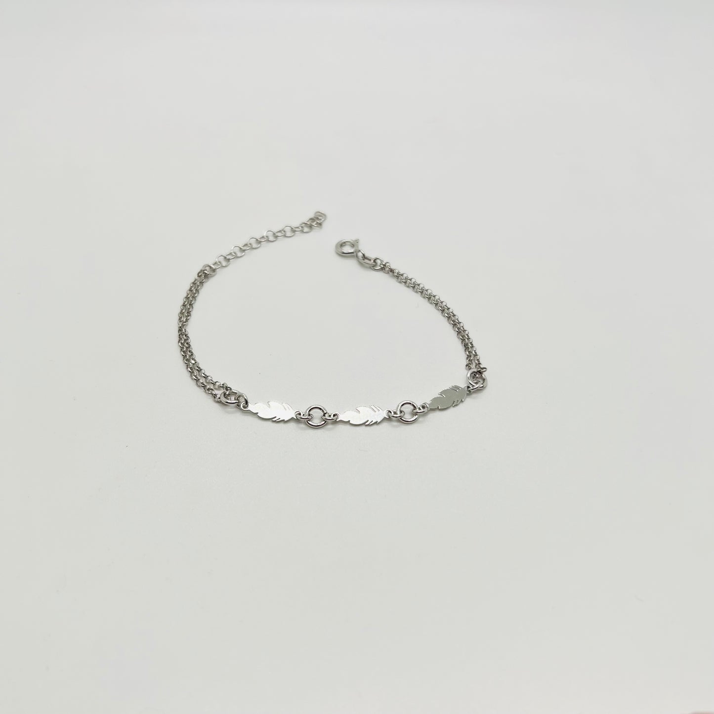 Bracciale argento Plume