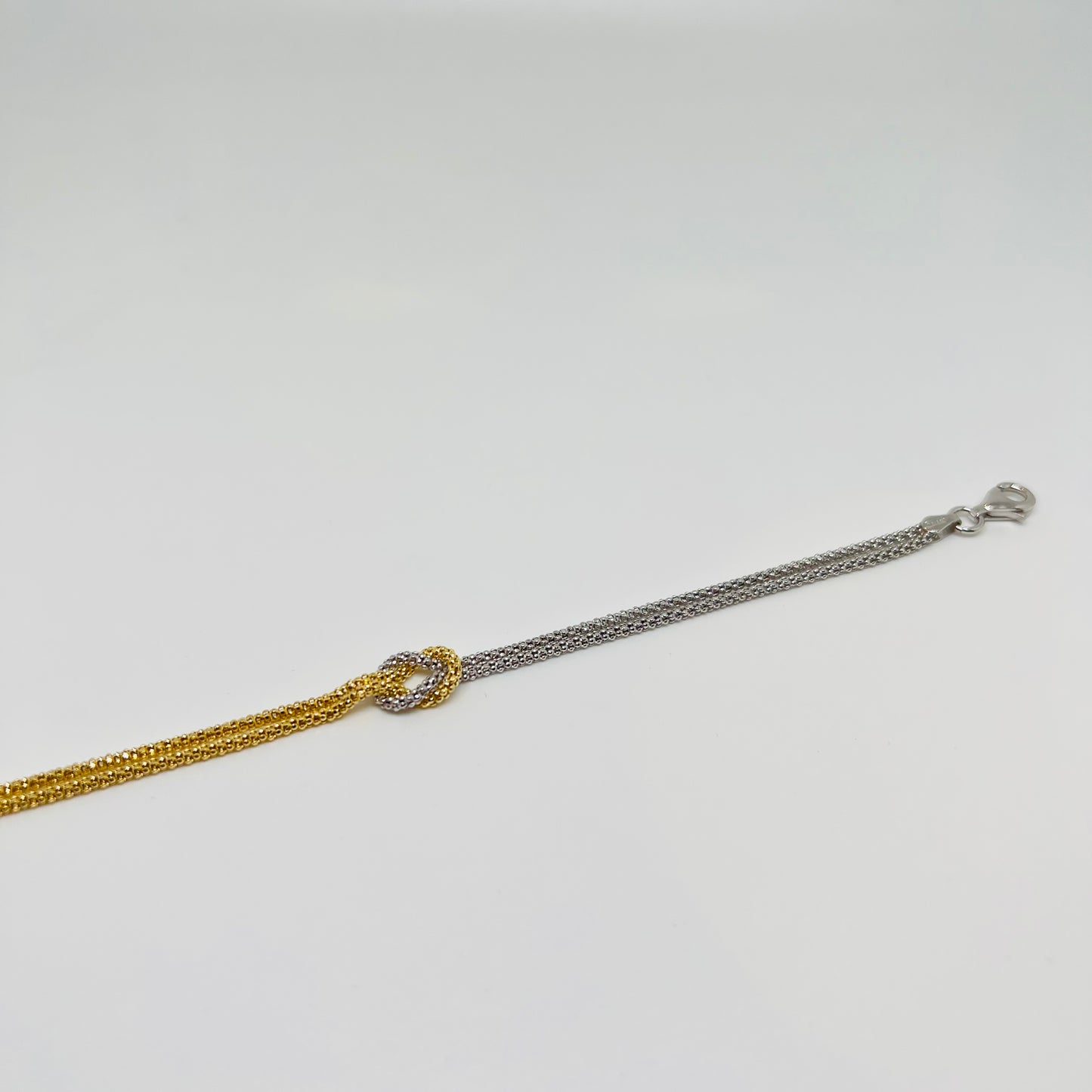 Bracciale argento Fusion argento/oro