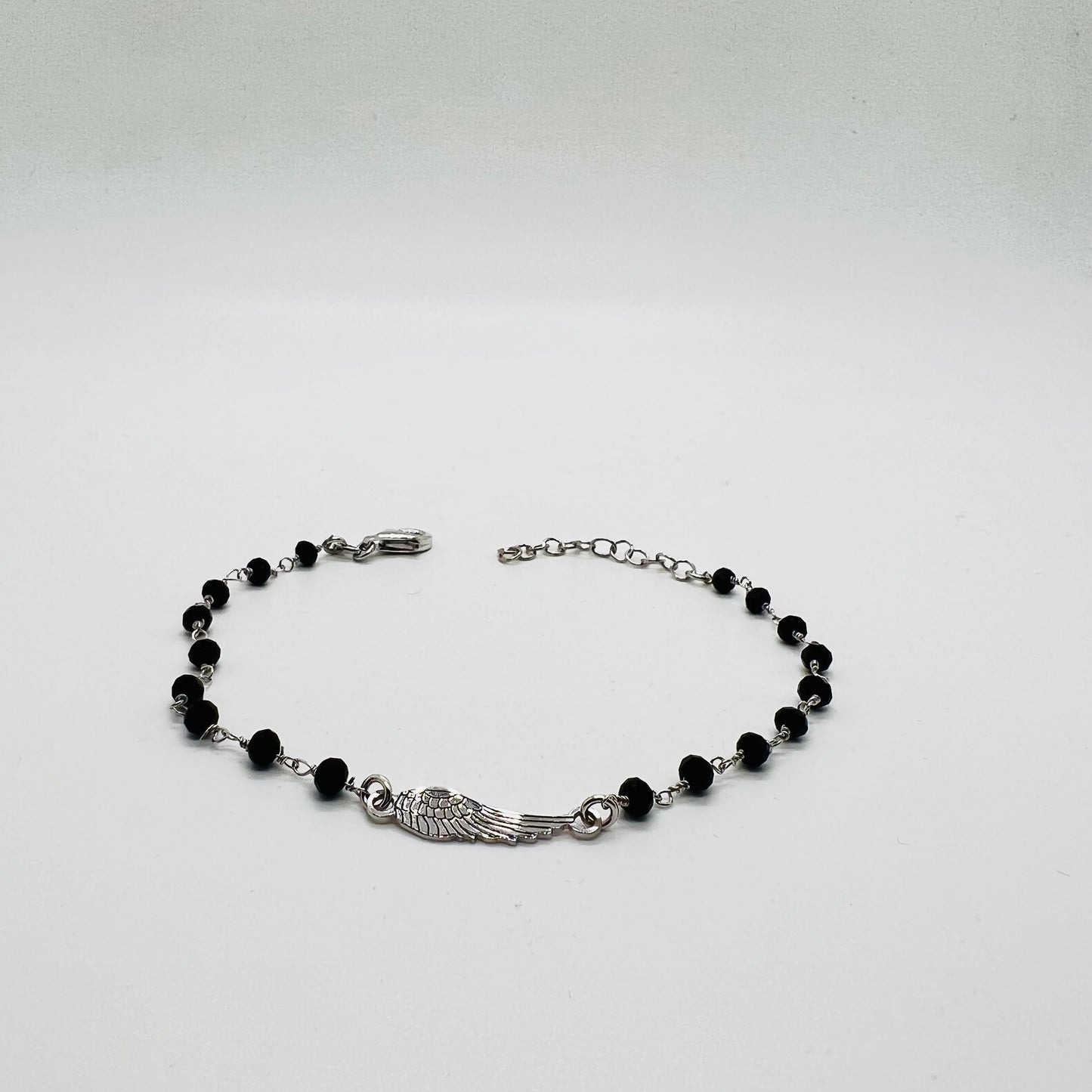 Bracciale argento Rosario con pendente