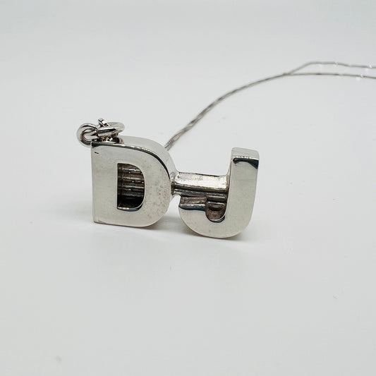Ciondolo argento Dj