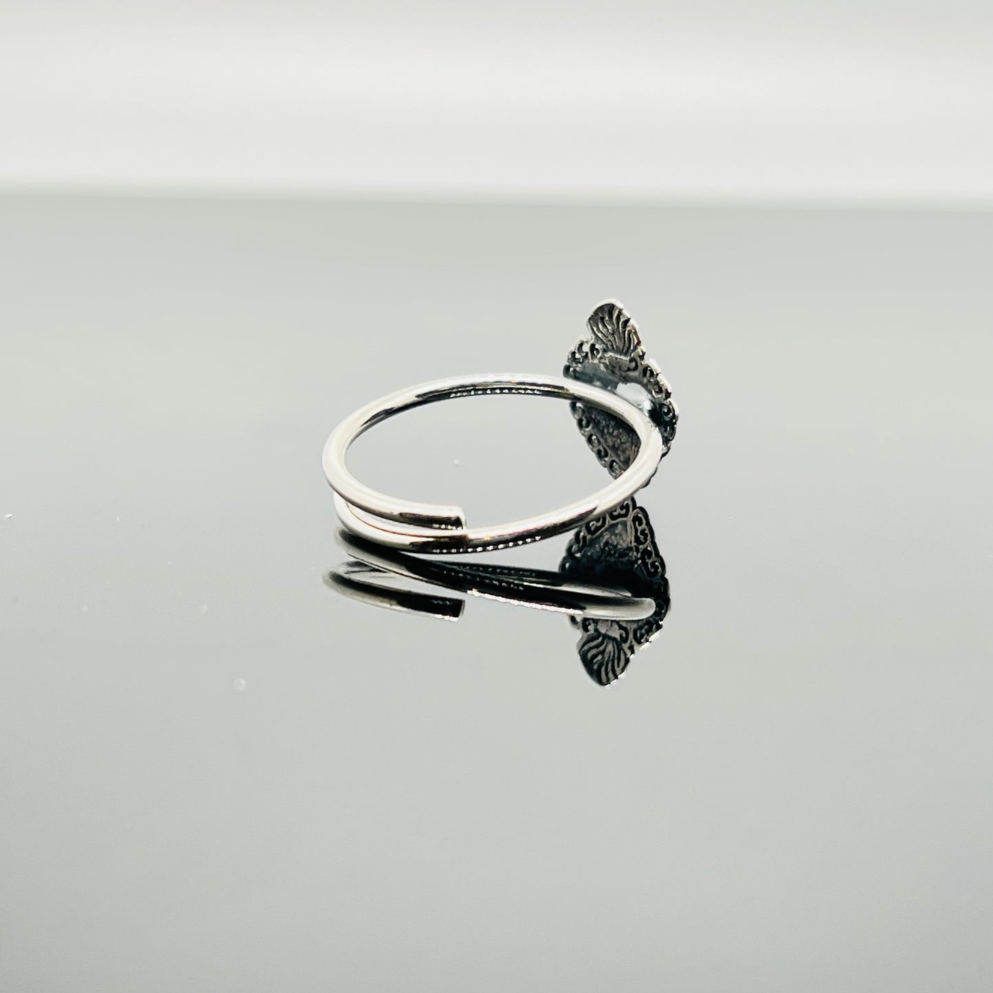 Anello fede cuore sacro smaltato