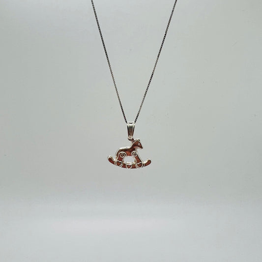 Collana argento Cavalluccio a dondolo