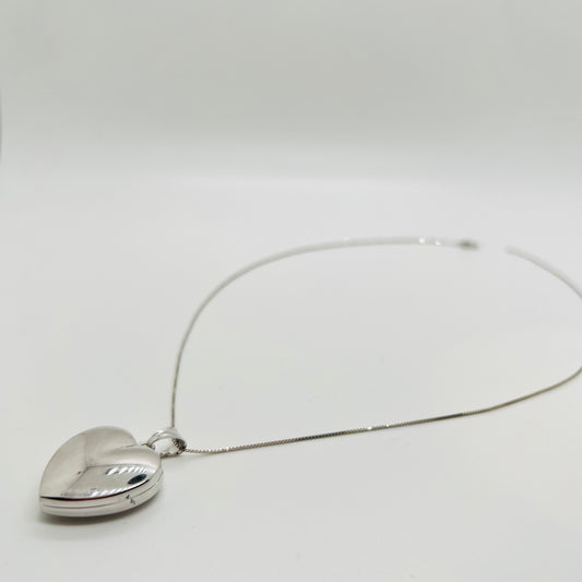 Collana argento Cuore portafoto