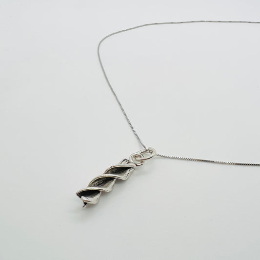 Ciondolo argento pasta fusillo