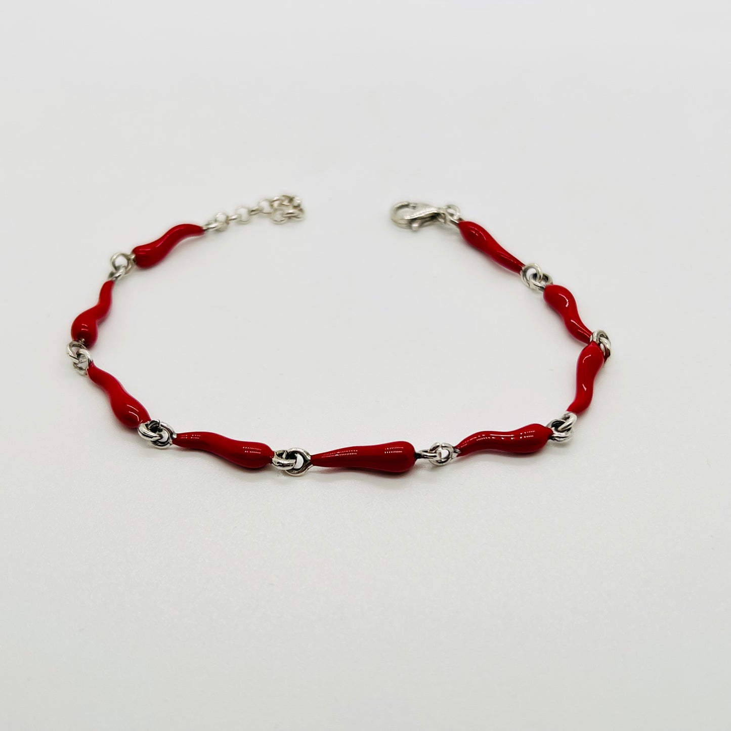 Bracciale argento Cornetti