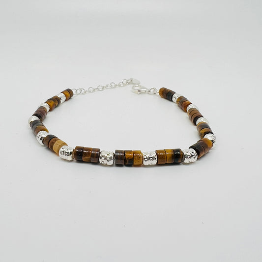 Bracciale argento Tiger’s eye