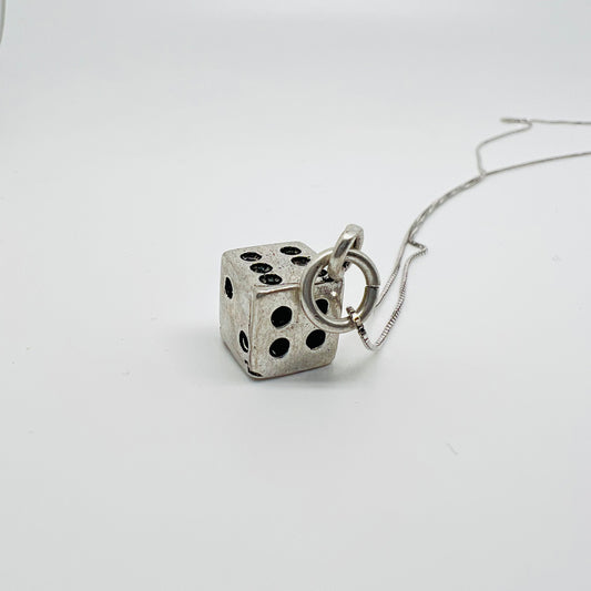 Ciondolo argento Dado