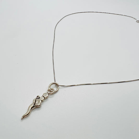 Collana argento Corno San Gennaro