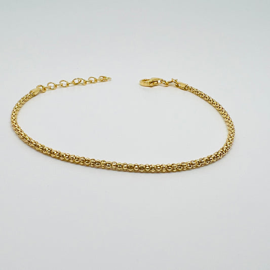bracciale argento popcorn