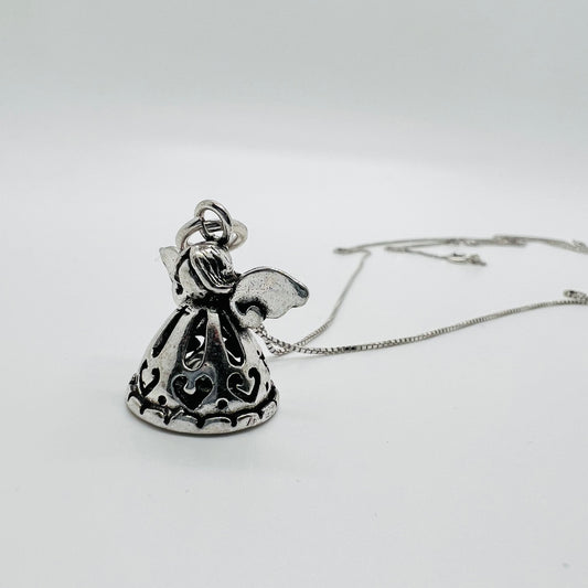 Collana argento chiama angeli Angioletto