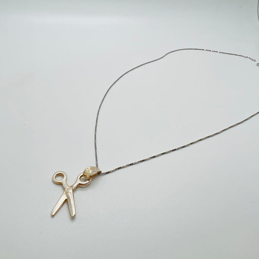 Collana argento Forbice Barber