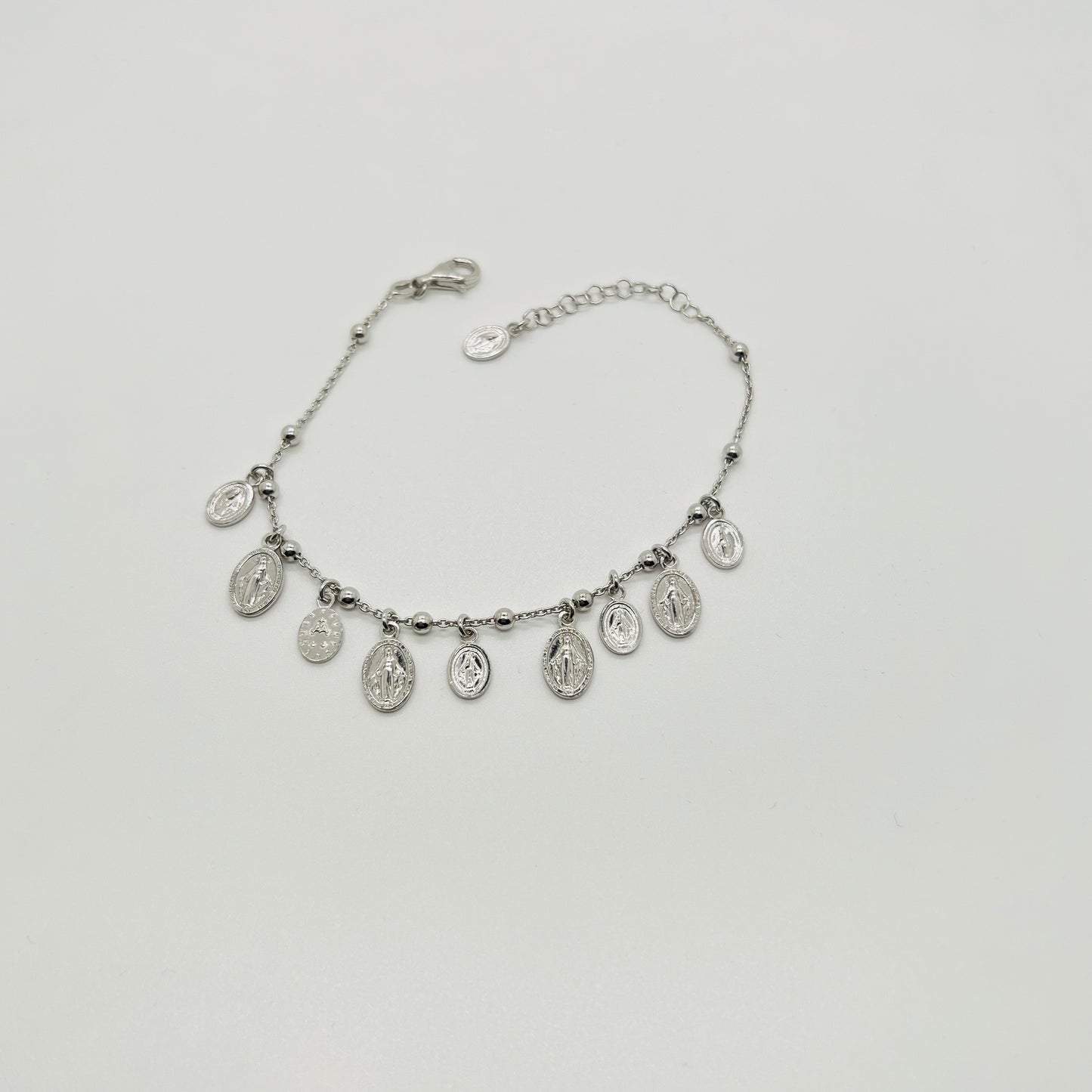 Bracciale argento Madonnine