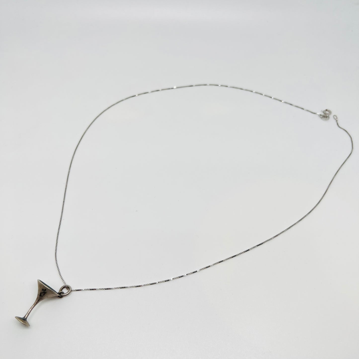 Ciondolo argento drink