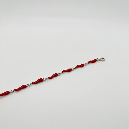 Bracciale argento Cornetti