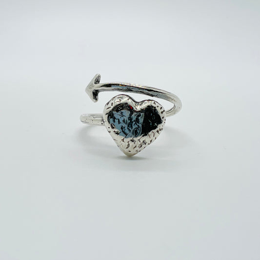 Anello cuore freccia