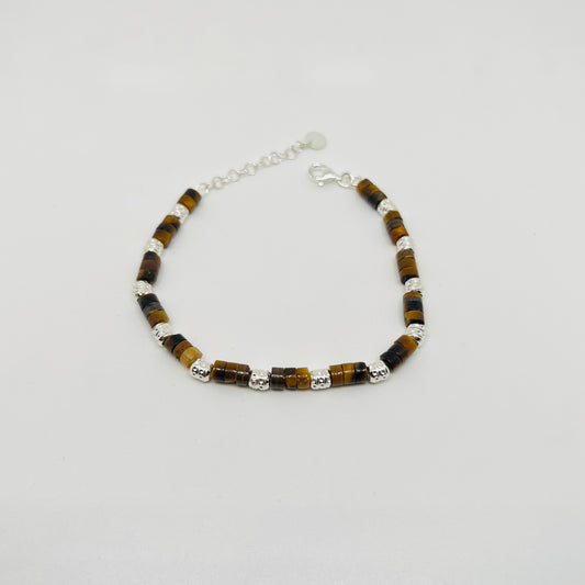 Bracciale argento Tiger’s eye