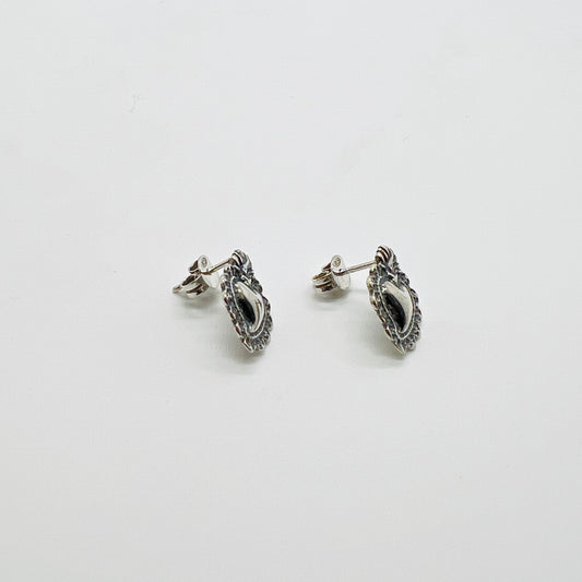 Orecchini lobo cuore sacro argento