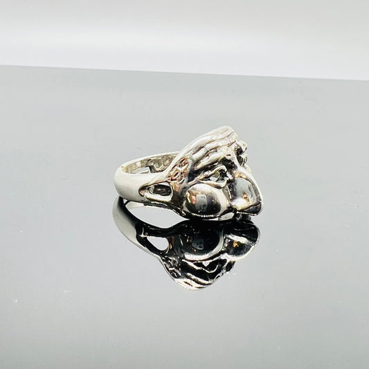 Anello maschera Pulcinella