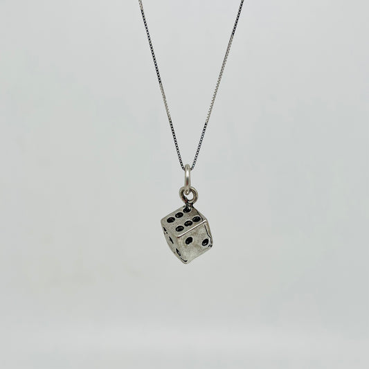 Ciondolo argento Dado
