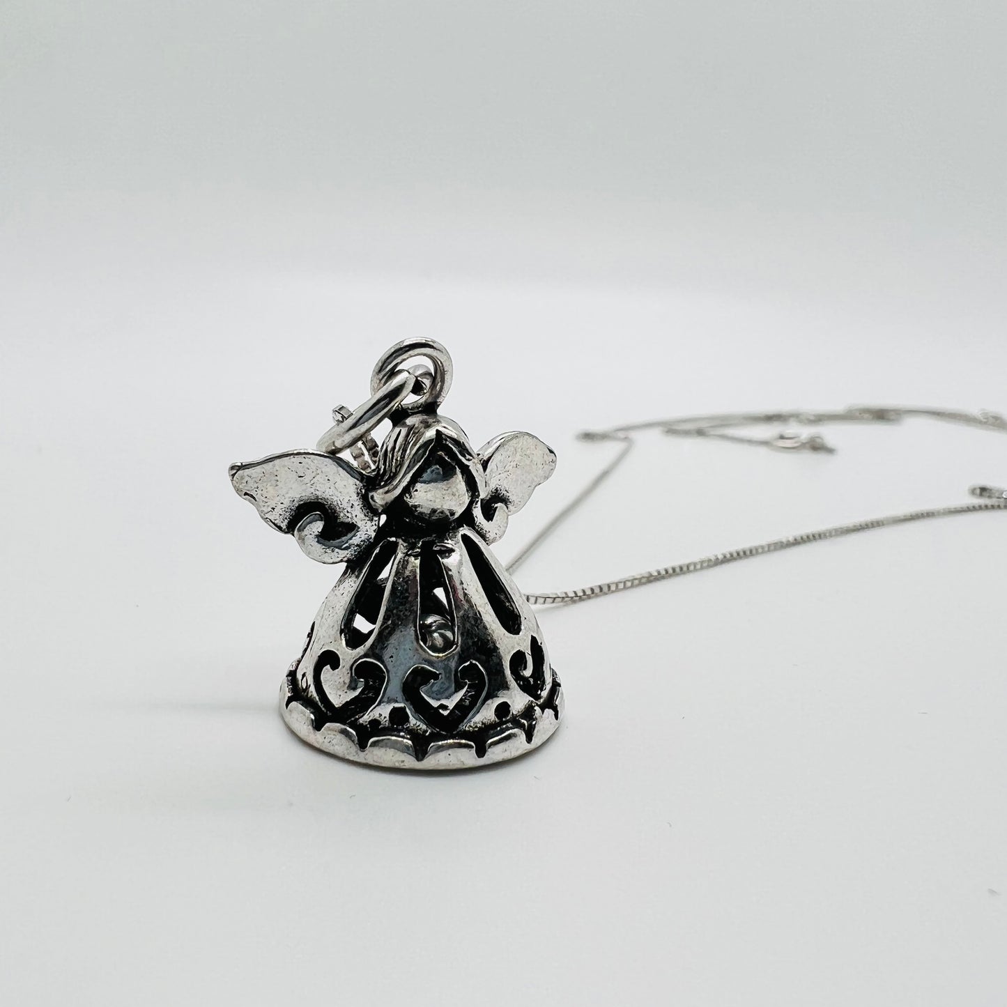 Collana argento chiama angeli Angioletto