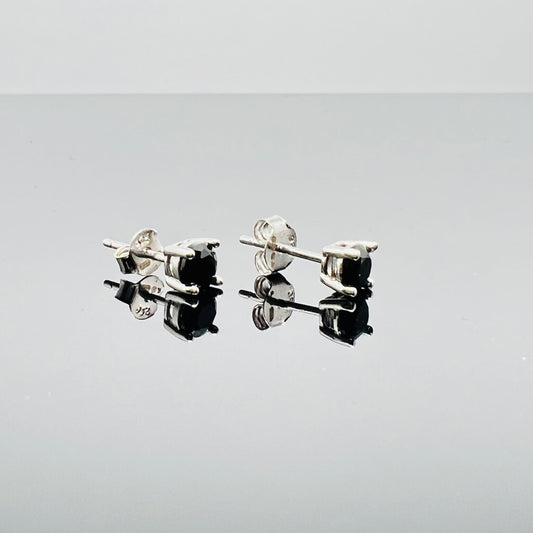 Orecchini lobo brillantino nero