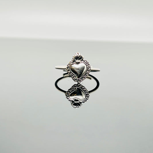Anello fede cuore sacro